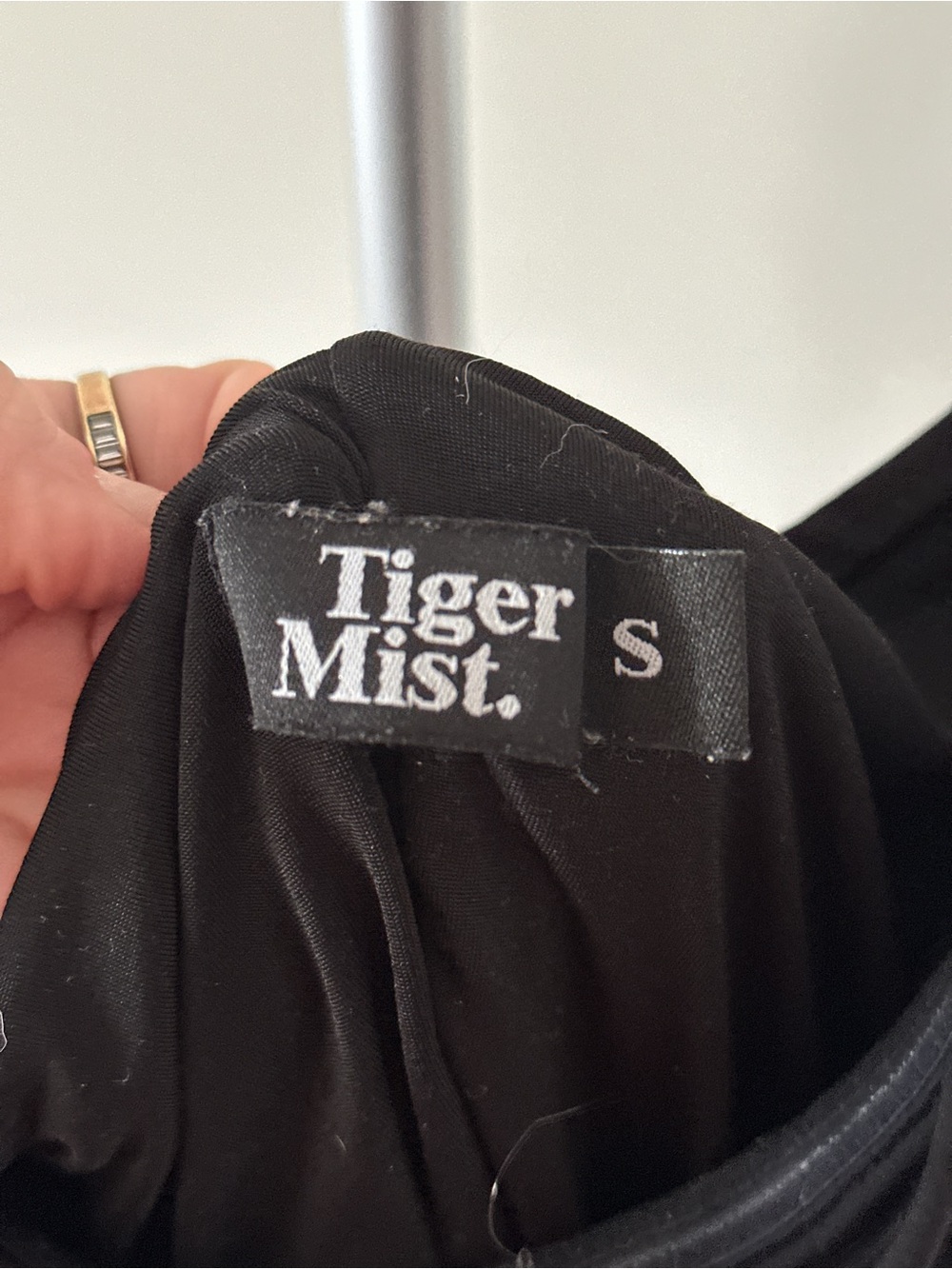 Tiger Mist Black Ruched Long Sleeve Bodycon Dress - Picture 3 of 3